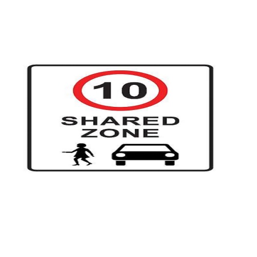 Usha Armour Speed Limit 10Kmph Signage, Size: 24 x 12 Inch